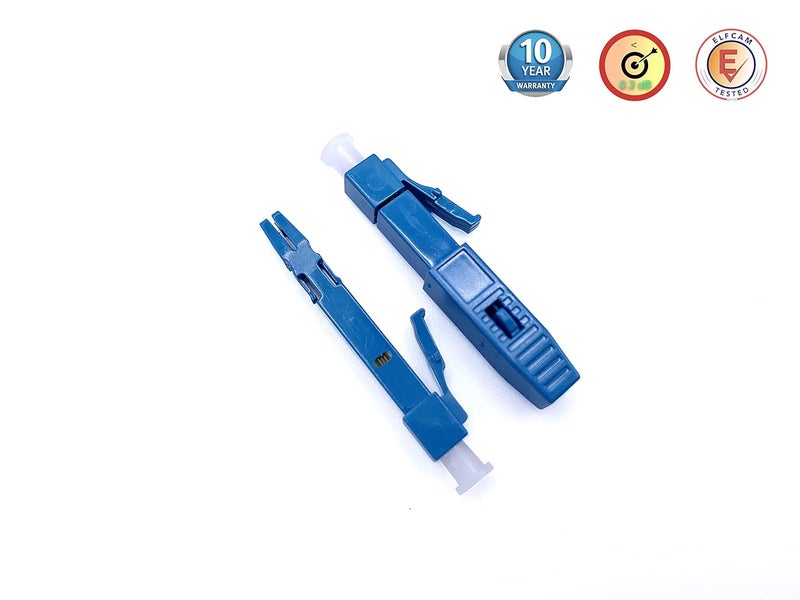 Elfcam ® - LC/UPC Simplex Single-Mode (SM) Fibre Optic Quick Connector, Set of 5 - Image 3